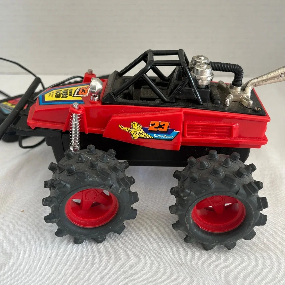 Vintage Nikko Atlas 6 and Panther Turbo Racer RC Car Lot with Controllers‎ 27MHz